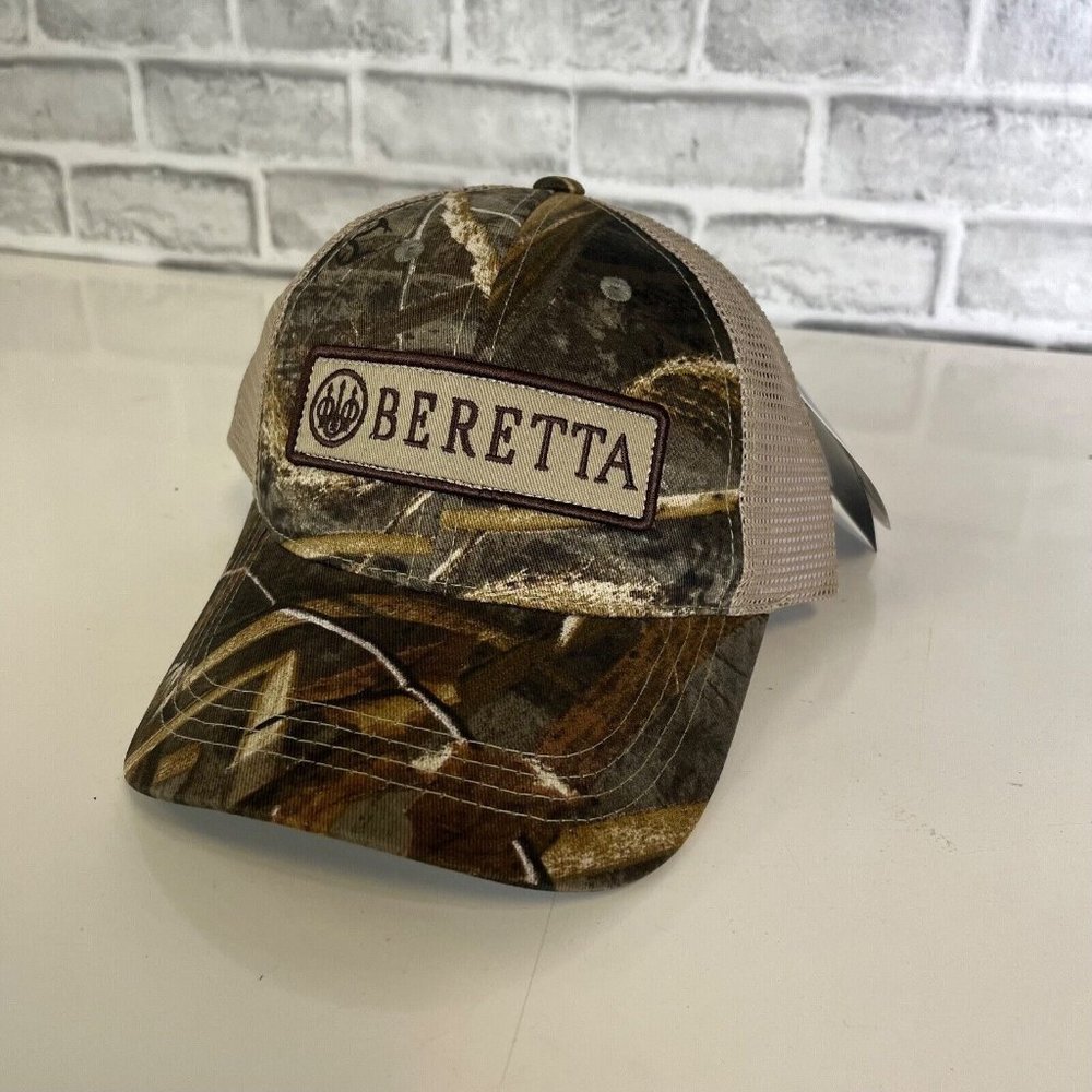 Camouflage and Tan Men's Cap